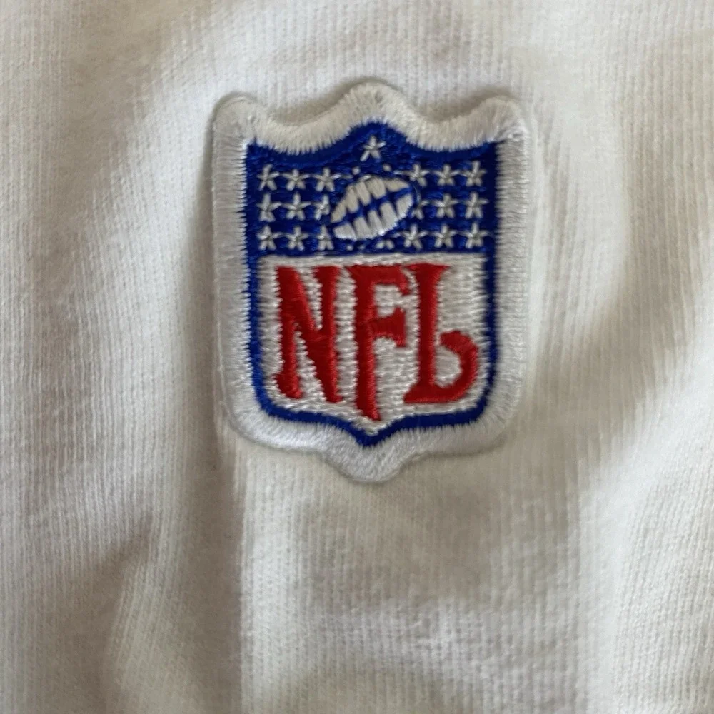Vintage Adidas NFL Redskins Shirt Mens‎ White Logo Pullover Heavy Mock Neck L/S